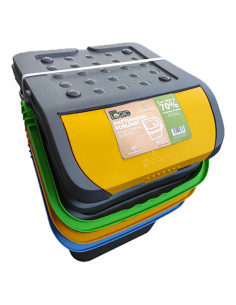 PATTUMIERA PER RACCOLTA DIFFERENZIATA SET 'ECOLOGIC TRIS' - ECOPLAST