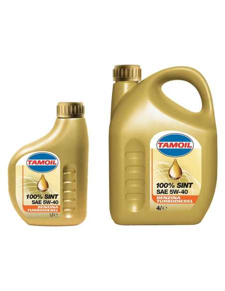 OLIO MOTORE PER AUTOVETTURE 'TAMOIL 100% SINT' - TAMOIL | Utensili Store