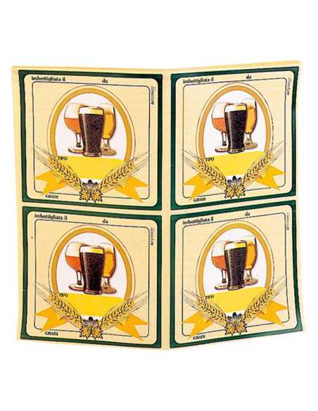 ETICHETTE ADESIVE PER BIRRA - FERRARI GROUP | Utensili Store