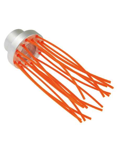 SPAZZOLA MULTIFILO SUPPORTO ALLUMINIO 'BRUSH' - Senza Marca | Utensili Store