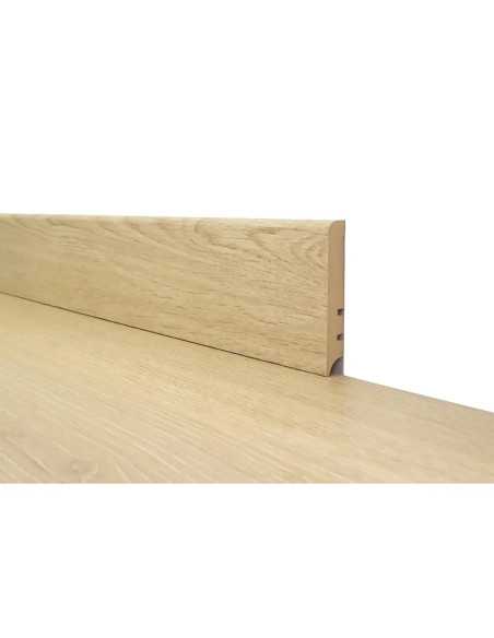 BATTISCOPA PER LAMINATO rovere scuro - KASART | Utensili Store