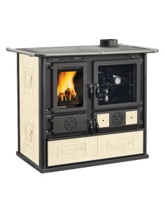 CUCINA A LEGNA 'ROSA 5.0 VST CERAMICA' - NORDICA EXTRAFLAME