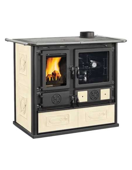 CUCINA A LEGNA 'ROSA 5.0 VST CERAMICA' - NORDICA EXTRAFLAME | Utensili Store