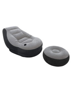 POLTRONCINA AIRBED 'LOUNGE' CON POUFF - INTEX