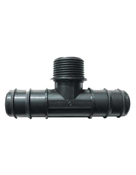 TEE A 90° CON FILETTO MASCHIO - IRRITEC | Utensili Store