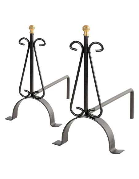 COPPIA ALARI 'LISCIO' - MILLE | Utensili Store