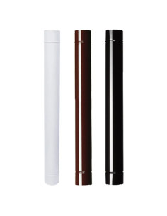 TUBO SMALTATO PER STUFE nero - SAVE