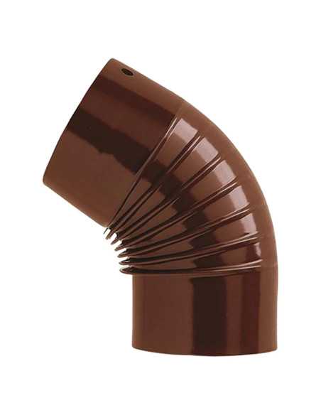 GOMITO SMALTATO 45° marrone - SAVE | Utensili Store