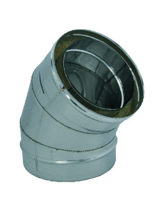 GOMITO DOPPIA PARETE A 45° - KASART