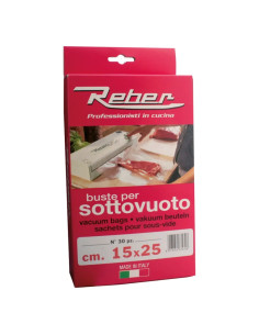 SACCHETTI PRETAGLIATI PER SOTTOVUOTO SCATOLATI - REBER
