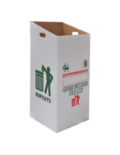 CARTONE CONTENITORE PER RACCOLTA DIFFERENZIATA - Senza Marca