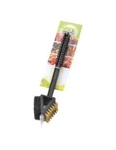 SPAZZOLA DOPPIA PER BARBECUE - OMPAGRILL