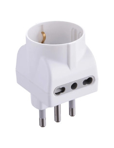 ADATTATORE TRIPLO PR.2 x 2P+T - ELECTRALINE