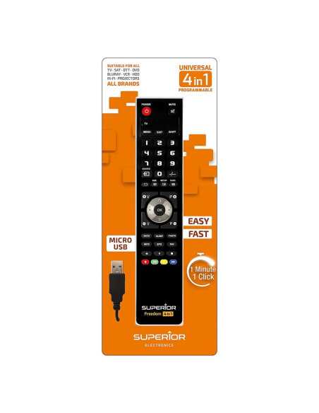 TELECOMANDO UNIVERSALE USB 'FREEDOM' 4 in 1 - SUPERIOR | Utensili Store