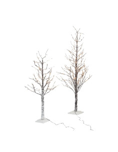 ALBERO TRONCO E RAMI INNEVATI CON LUCI LED - Senza Marca