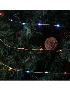 CATENA LINEARE MICRO LUCI A LED SERIE 'M-MH' - Senza Marca